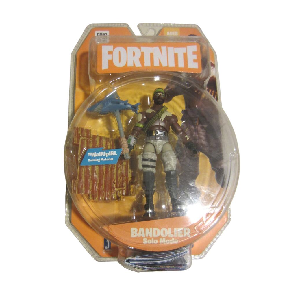 Fortnite Bandolier Solo Mode 4" Action Figure Jazwares With Accessories NIP